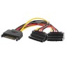 Cable duplicador corriente Sata Macho A 2X Sata Hembra Lamberg 