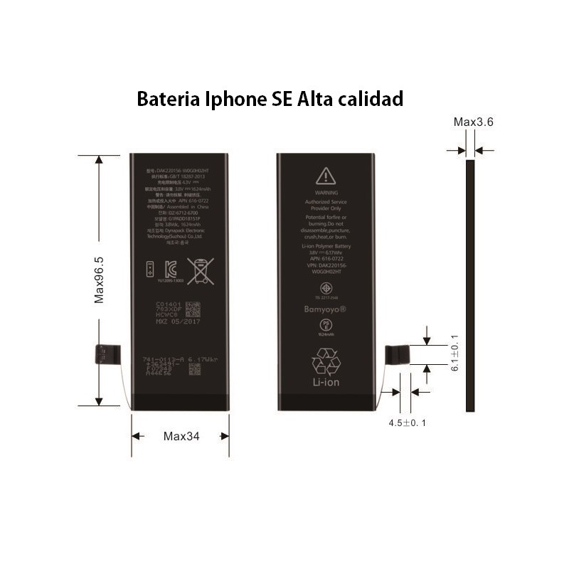 Bateria Iphone 5 SE Original