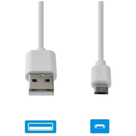 Cable Usb A Micro Usb Grab'n Go 2 Metro Blanco