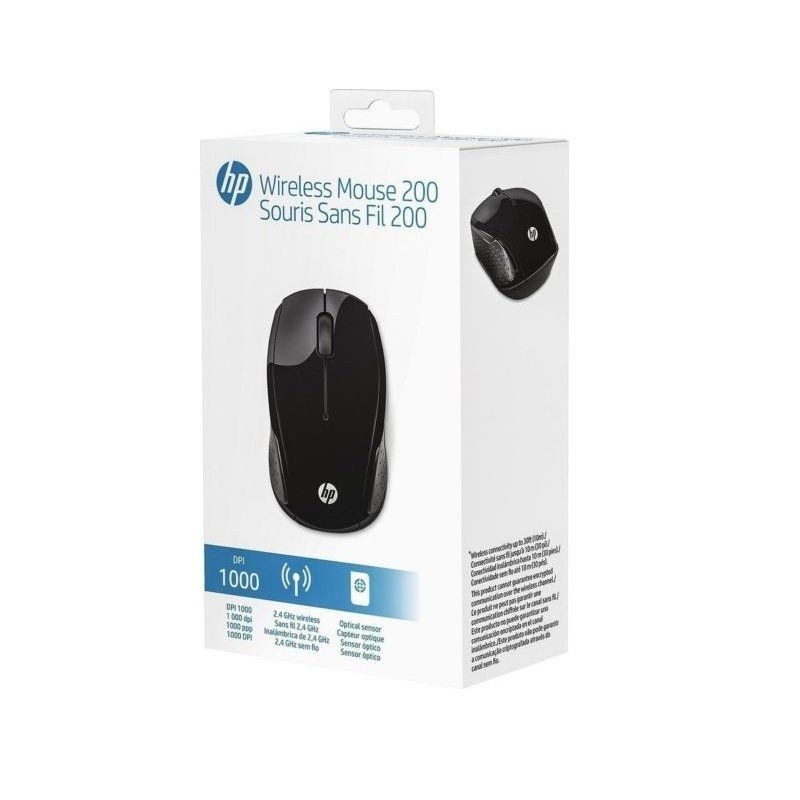 Raton Inalámbrico HP 220 Negro