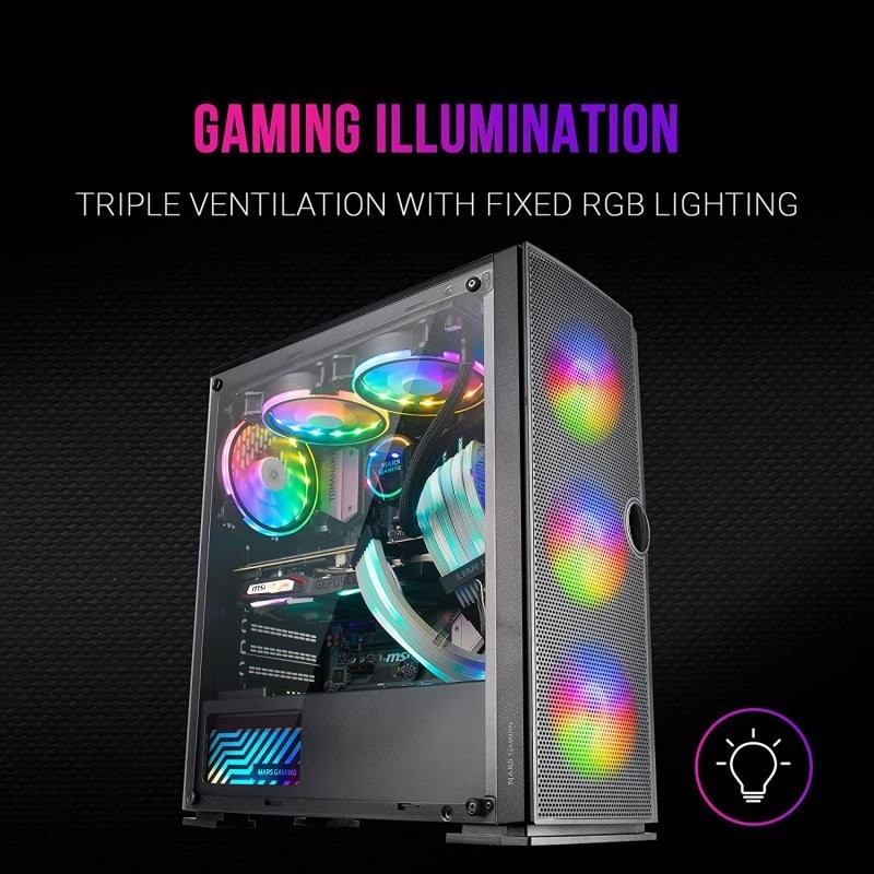 Caja Gaming Semitorre Mars Gaming MC320