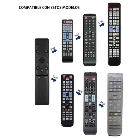 Mando A Distancia Compatible Smart TV Samsung 4K BN59-01259E TM1640 BN59-01259B BN59-01260A BN59-012
