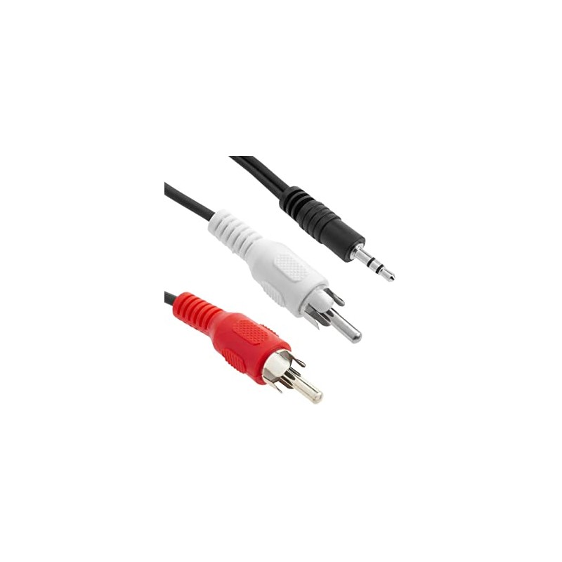 Cable Jack audio stereo a RCA 1m