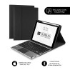 Funda con teclado y raton Ipad 10,2  keytab Pro bluetooth Negra