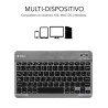 Teclado Bluetooth Subblim Negro Sm0002 Smart Bt Grey - Bt 3.0