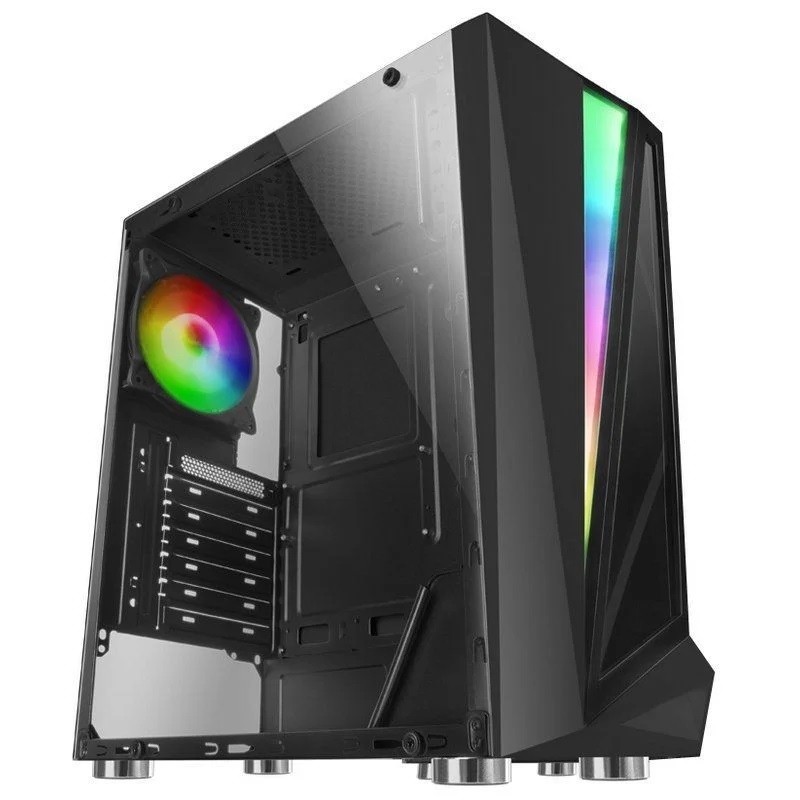 Caja ATX Mars Gaming MCL RGB Negra