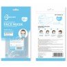 Mascarilla desechables de 3 capas, azul. Pack de 10 unidades