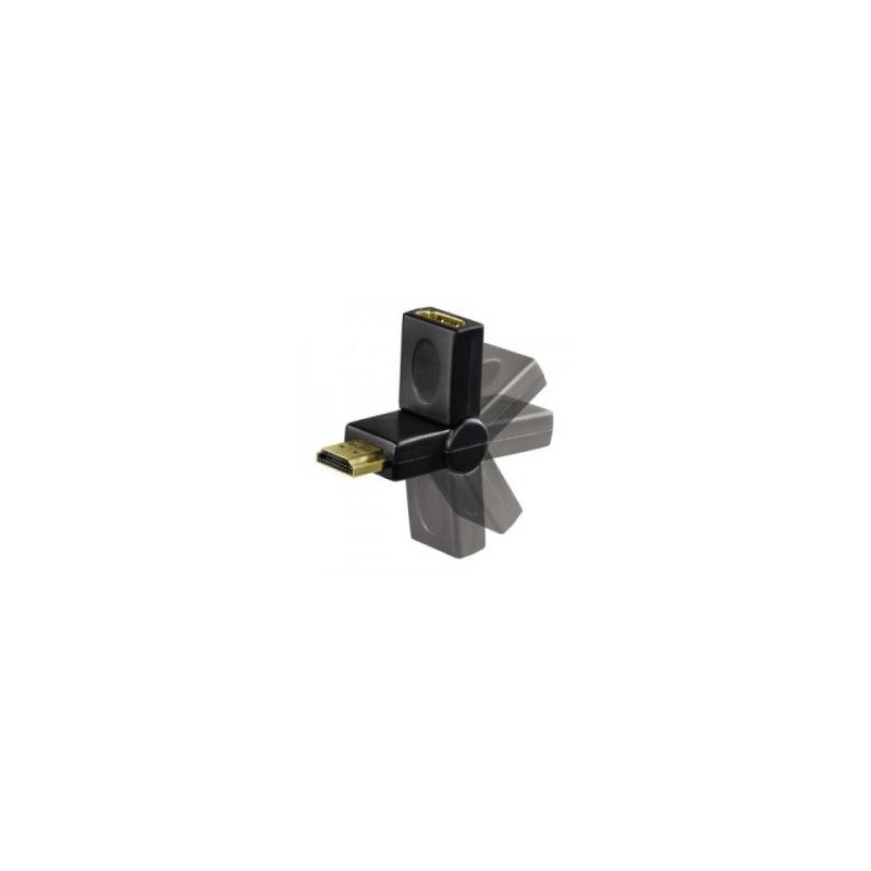 Adaptador HDMI Flexible 90+180 BIWOND Macho Hembra