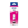 Bote Tinta Epson Original 104 Magenta