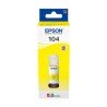 Bote Tinta Epson Original 104 Yellow