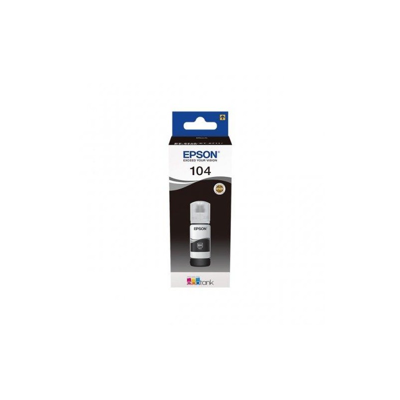 Bote Tinta Epson Original 104 Negro