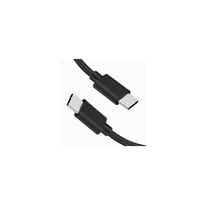 Cable PD Tipo-C a Tipo-C para series Iphone 15/ Macbook 100W 1.5M Negro