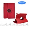 Funda Tablet Huawei T5 Roja 306 Grados de Cuero PU