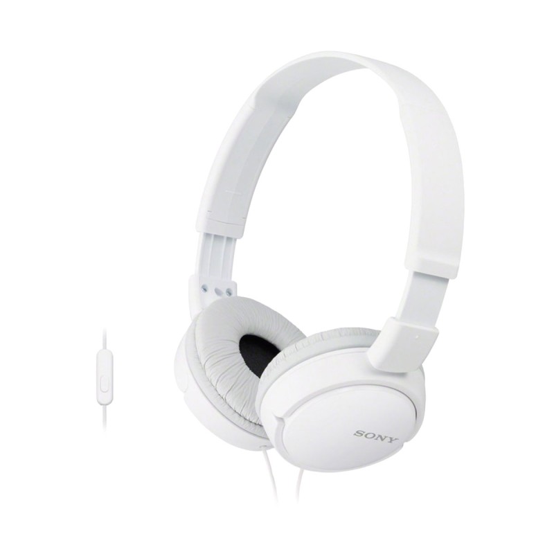 Auricular Sony MDRZX110AP Con Microfono Blanco