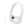 Auricular Sony MDRZX110AP Con Microfono Blanco