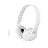 Auricular Sony MDRZX110AP Con Microfono Blanco