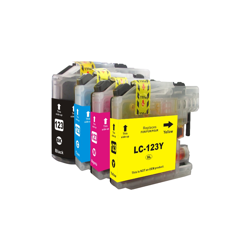 Tinta Compatible LC123C Cyan