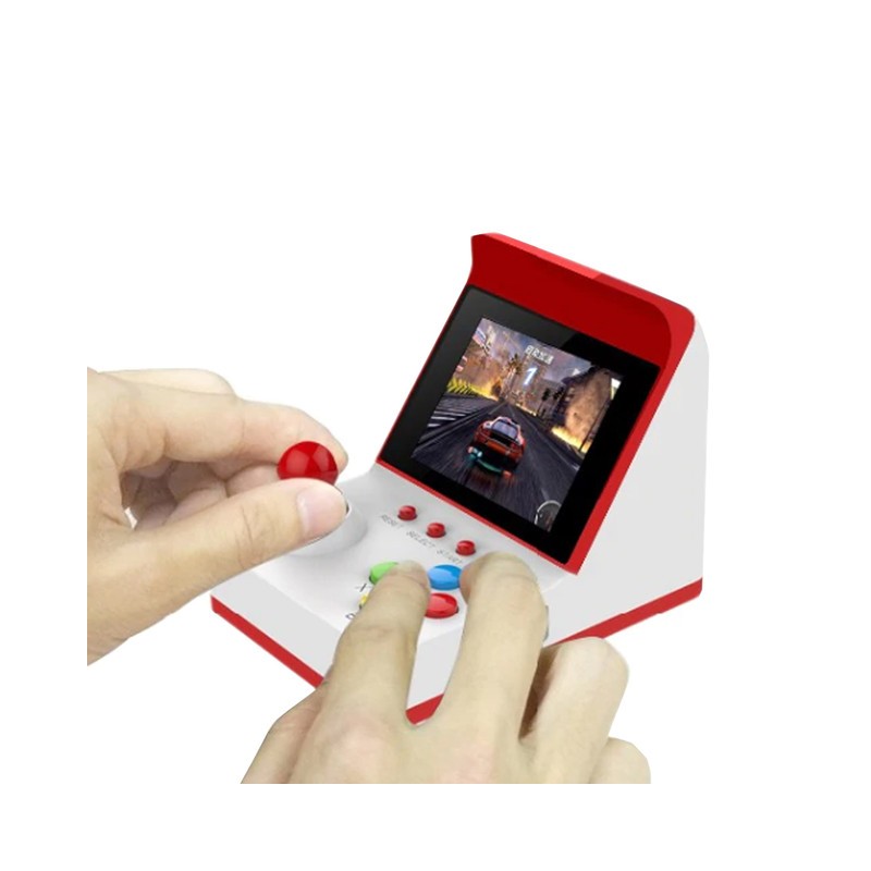 Consola Mini Recreativa Arcade Retro 360 Juegos Rojo/Blanco