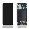 Pantalla completa con marco para Samsung Galaxy A50 A505 LCD negra Compatible