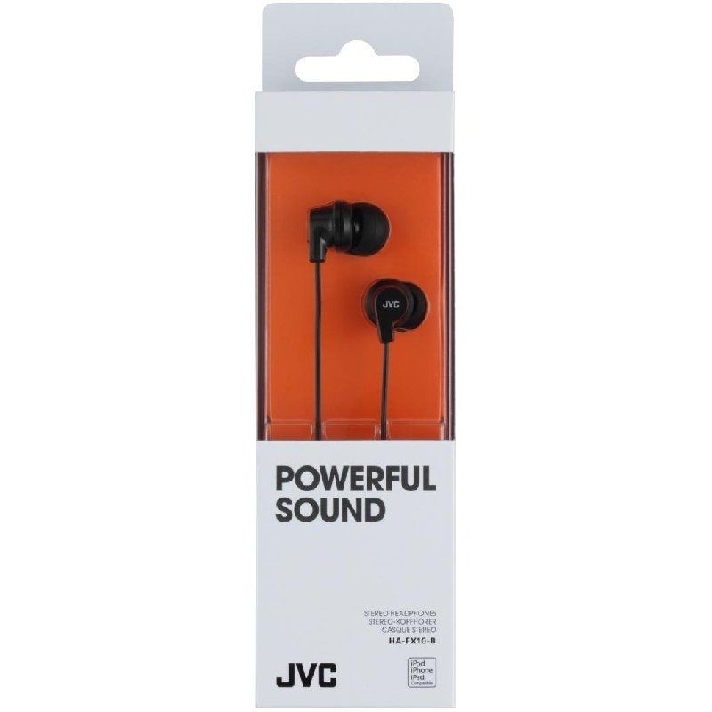 Auriculares Intrauditivos JVC HA-FX10 Negro