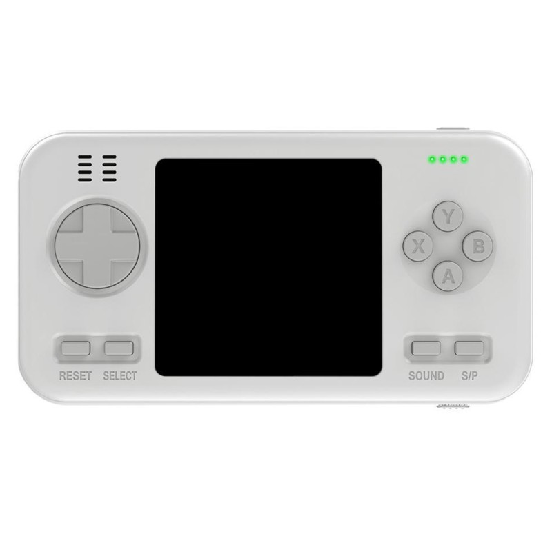 Consola Clásica Portatil + Powerbank 416 Juegos Blanco