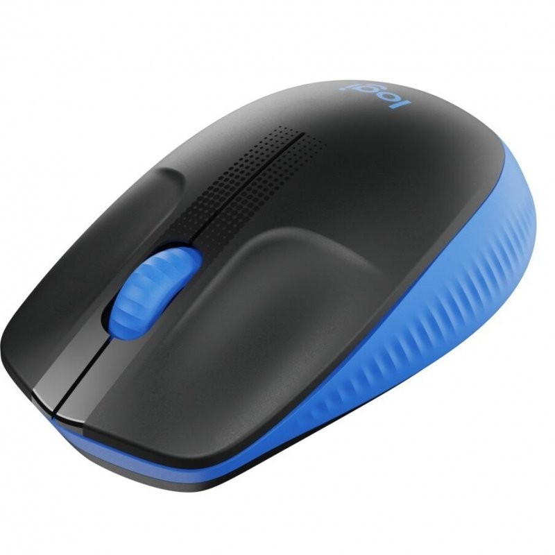 Raton Logitech inalambrico M190 Negro Azul