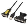 Adaptador Aisens USB Macho a RS232 Macho