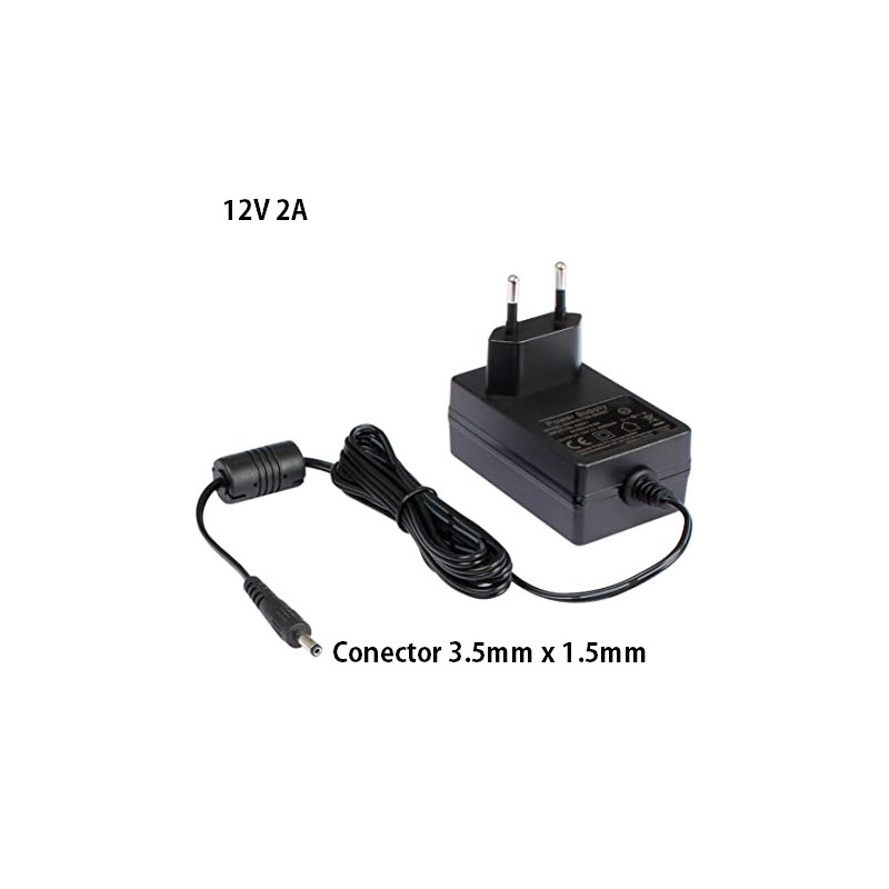 Fuente Alimentacion 12V 2A Clavija 3,5mm