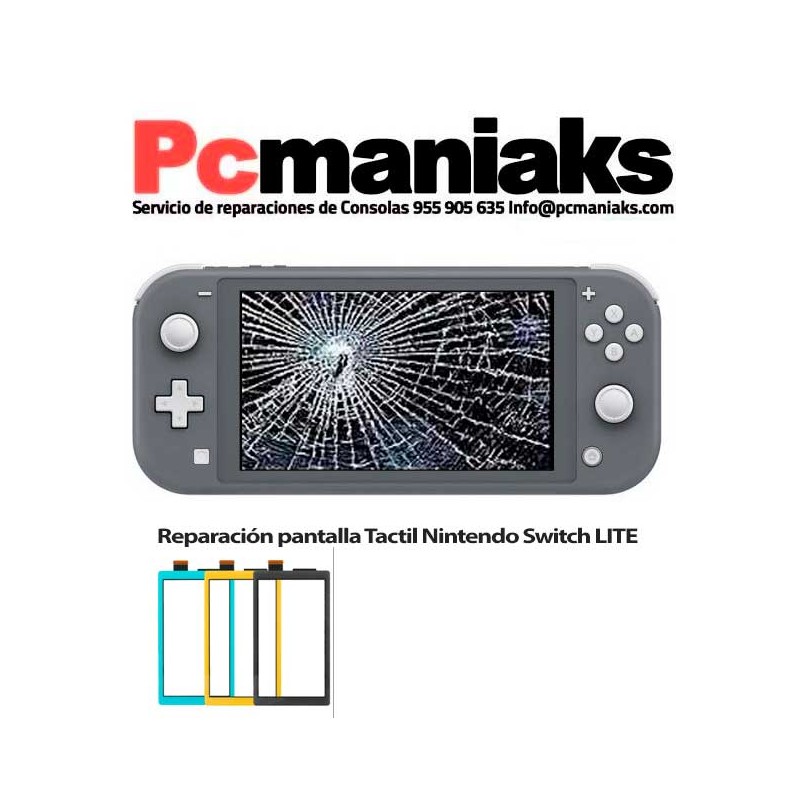 Reparacion Cambio de pantalla Tactil Nintendo Switch Lite