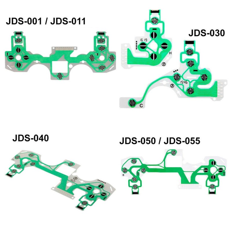 Flex Botones Mando Dualshock 4 PS4 JDS JDM 040 Green