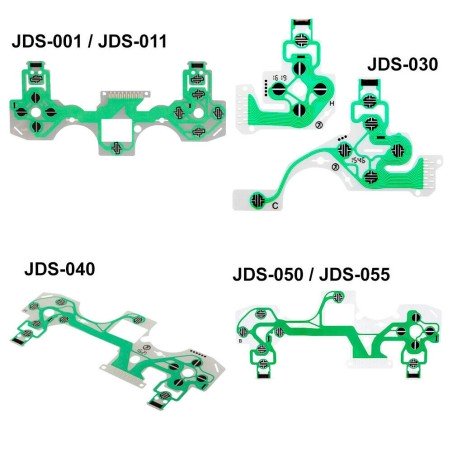 Flex Botones Mando Dualshock 4 PS4 JDS JDM 040 Green