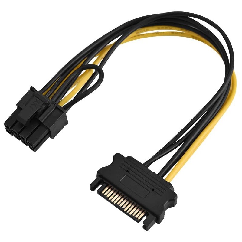 Cable Adaptador Alimentacion Sata a 8 Pines (PCI Express)