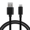Cable USB Type C Carga y Datos Negro 1M