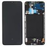 Pantalla completa con marco para Samsung Galaxy A70 A705 Negra original
