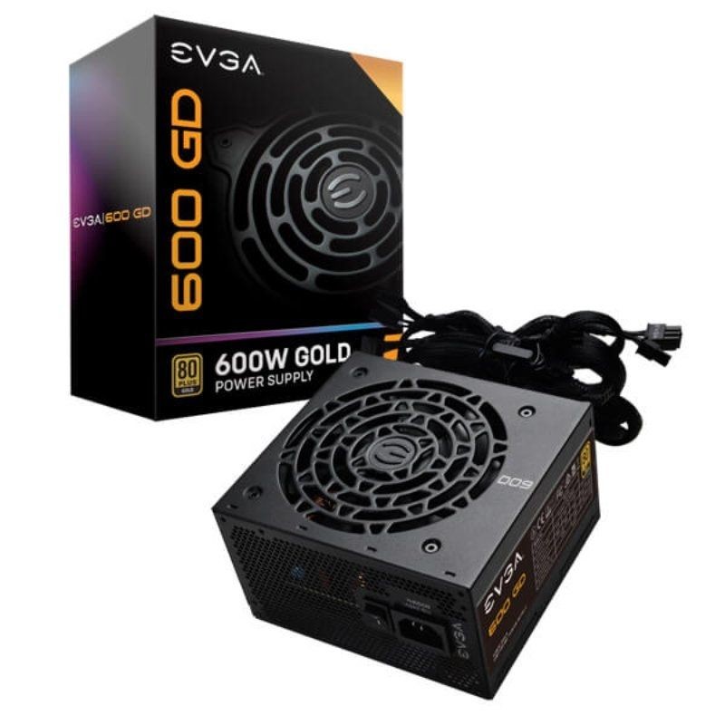 Fuente de Alimentación Gaming EVGA 600 GD 600W 80 Plus Gold