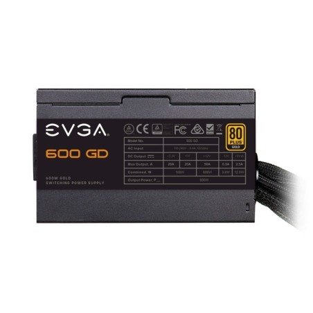 Fuente de Alimentación Gaming EVGA 600 GD 600W 80 Plus Gold