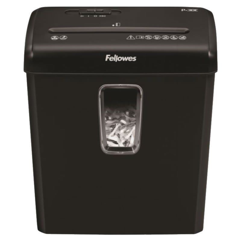 Destructora Fellowes P-30C Corte en Partículas de 4 x 34mm Negra