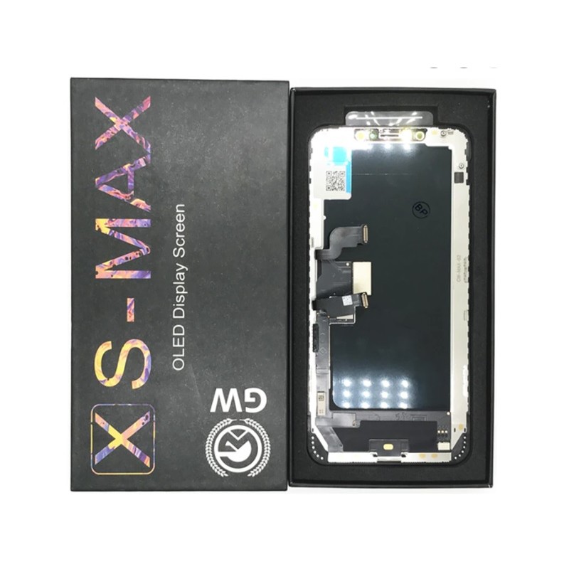 Pantalla completa para iPhone XS MAX A2101 negra (GX/GW OLED Flexible)