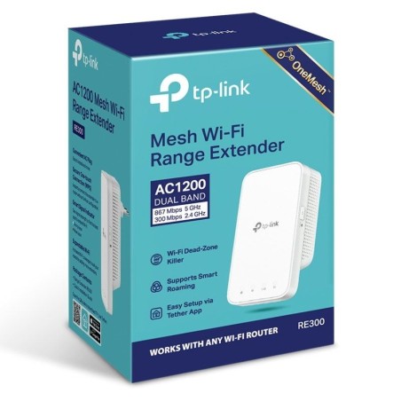Repetidor TP-Link RE300 1200Mbps Mesh