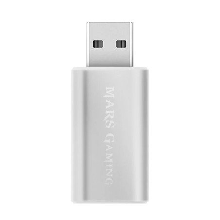 Auriculares Gaming con Micrófono Inalámbricos Mars Gaming MHW Jack 3.5 USB 2.0 Blancos