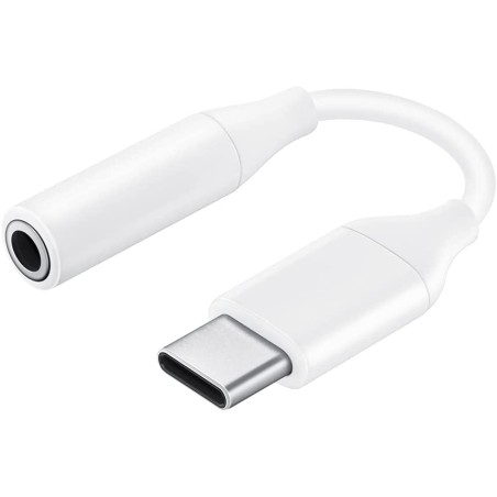 Adaptador USB-C a Adaptador de Auricular Jack 3,5 Samsung EE-UC10J Blanco