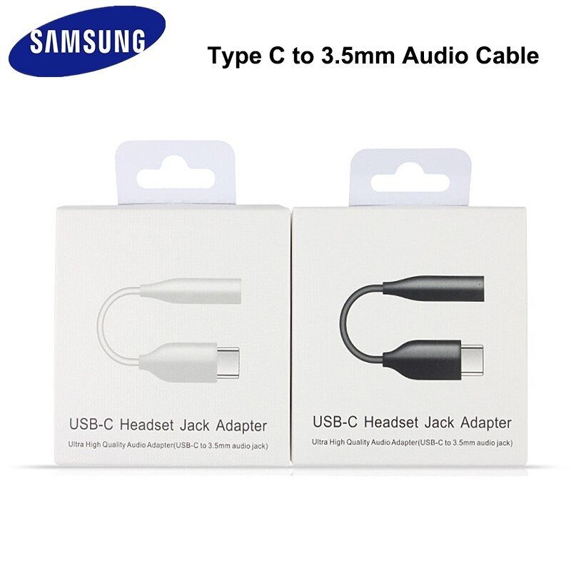 Adaptador USB-C a Adaptador de Auricular Jack 3,5 Samsung EE-UC10J Negro