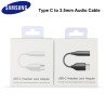 Adaptador USB-C a Adaptador de Auricular Jack 3,5 Samsung EE-UC10J Negro