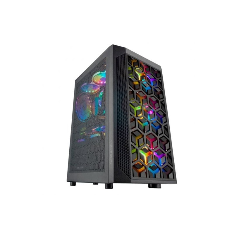 Caja Gaming Minitorre Mars Gaming MCMESH Negra