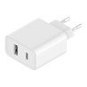 Cargador de Pared Xiaomi Mi 33W Wall Charger 1xUSB Tipo-C 1xUSB A 33W