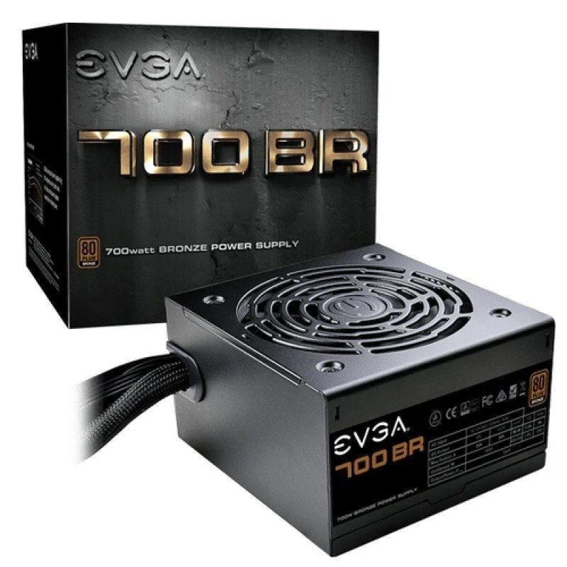 Fuente de Alimentación EVGA 700 BR 700W Ventilador 12cm 80 Plus Bronze
