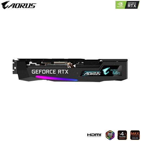 Tarjeta Gráfica Gigabyte AORUS GeForce RTX 3070 MASTER 8G 8GB GDDR6 LHR