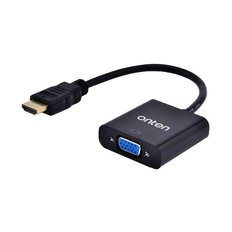 Adaptador HDMI to VGA Con Audio Onten OTN-5169