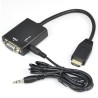 Adaptador HDMI to VGA Con Audio Aisens