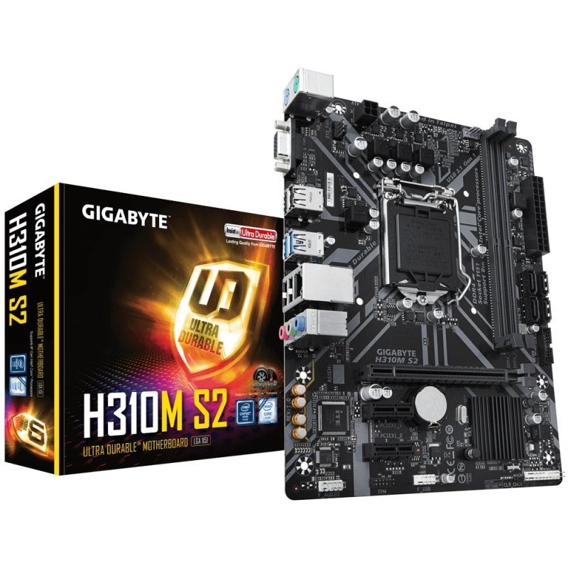 Placa Base GIGABYTE 1151 H310M-S2 (Reacondicionada)
